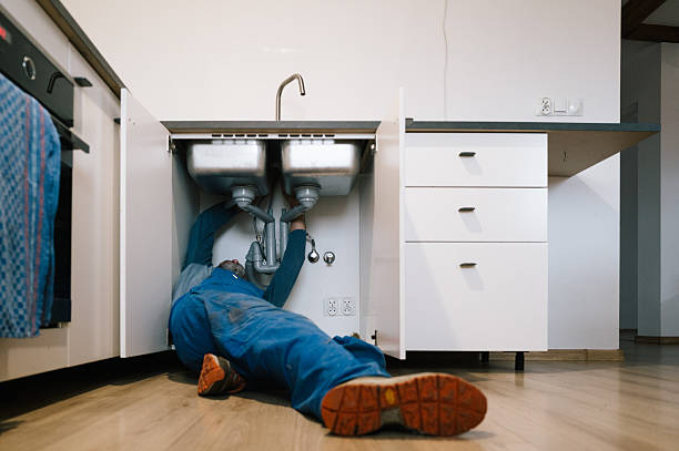 Professional Drain Cleaning technician working in Ottsville, PA